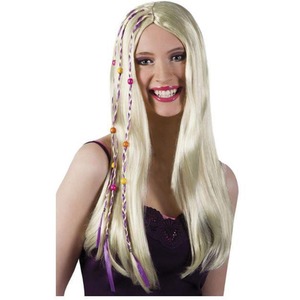 Boland Happy Girl Adult Blonde Wig with Cute Braids