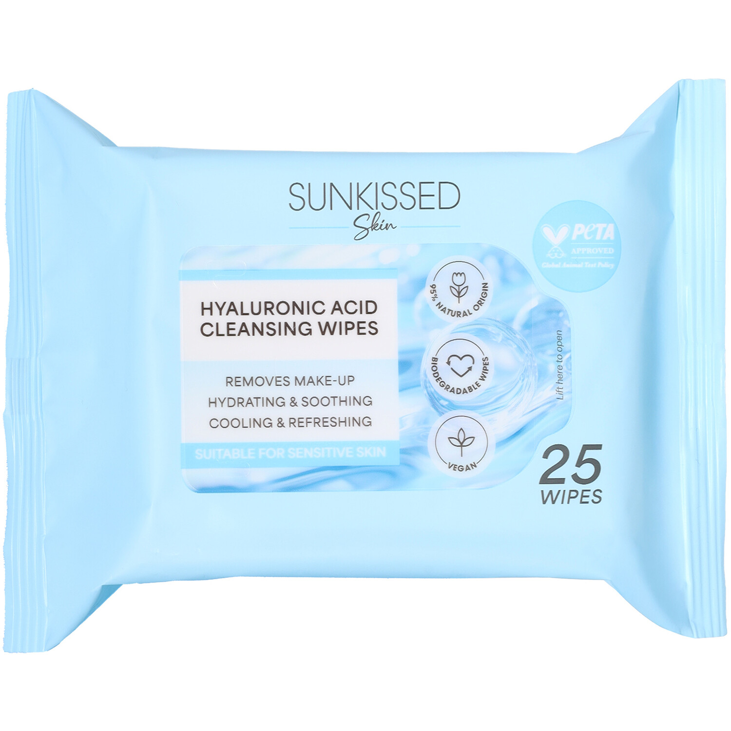 Sunkissed Hyaluronic Acid Cleansing Wipes