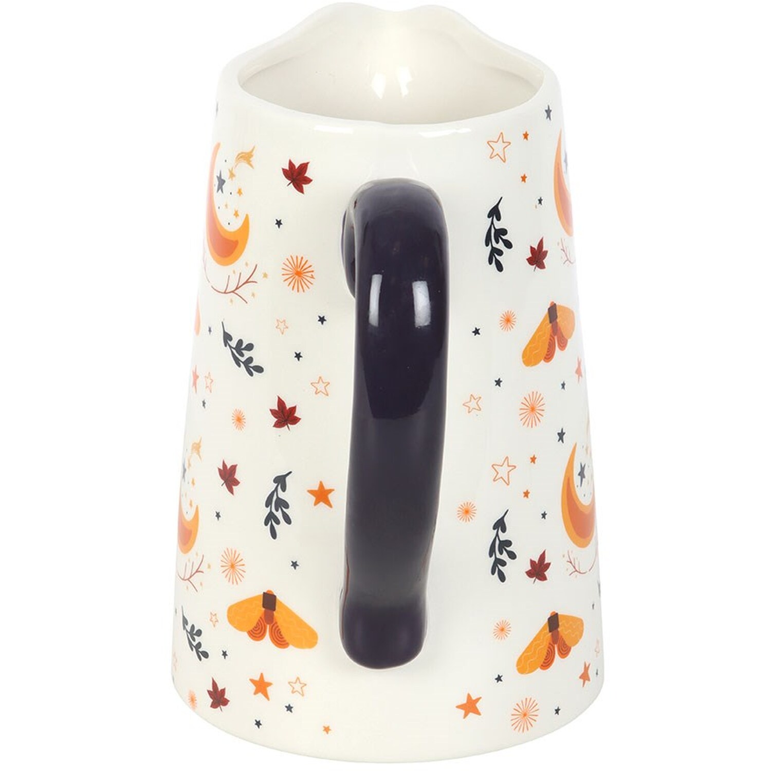 Autumn Magic Harvest Moon Print Ceramic Flower Jug - Multicolour