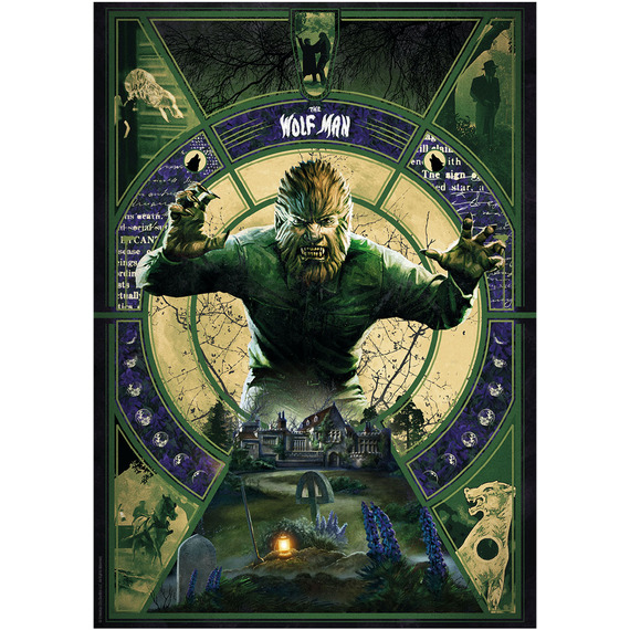 Universal Monsters The Wolfman Limited Edition Art Print