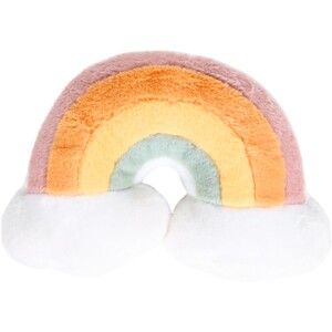 Rainbow Fur Cushion