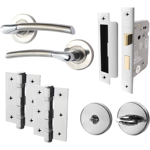 Boston Door Handle Bathroom Set