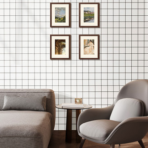 Livingandhome 10pcs Self-Adhesive Lattice Wall Tiles