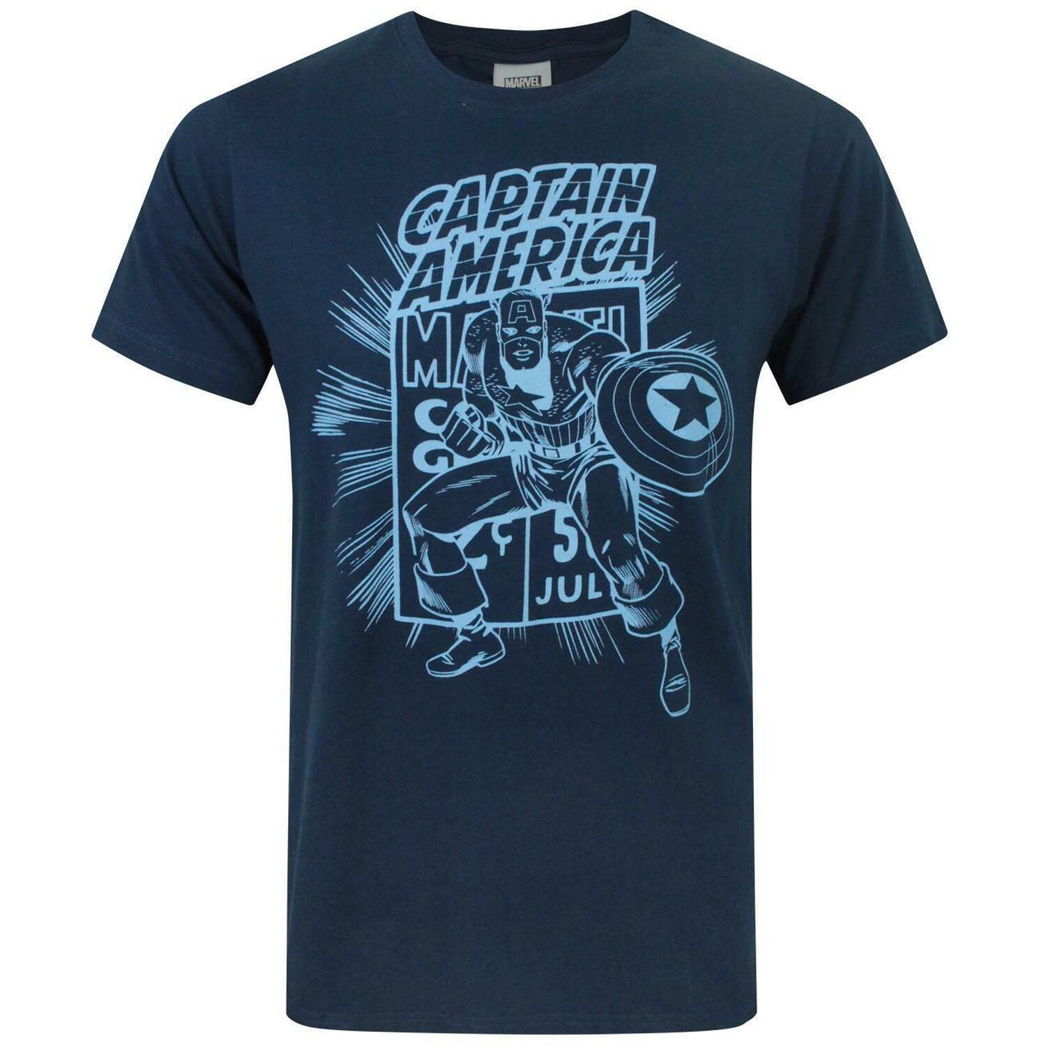 Maglietta Donna Marvel Avengers Classic - T-Shirt Maniche Corte In Cotone Organico