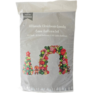 Ultimate Christmas Candy Cane Balloon Set