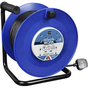 Masterplug 4 Socket 40m 13A Cable Reel