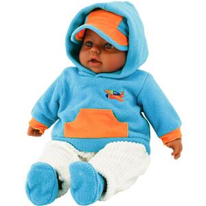 Black Baby Leo Doll with16 Sounds Dummy