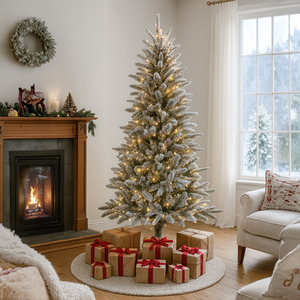 Frosted Led Lightup Christmas Tree