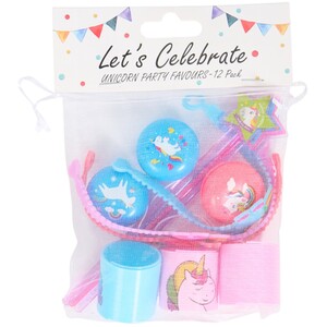 Pack of 12 Unicorn Party Favours