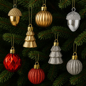 Christmas Tree Baubles Set