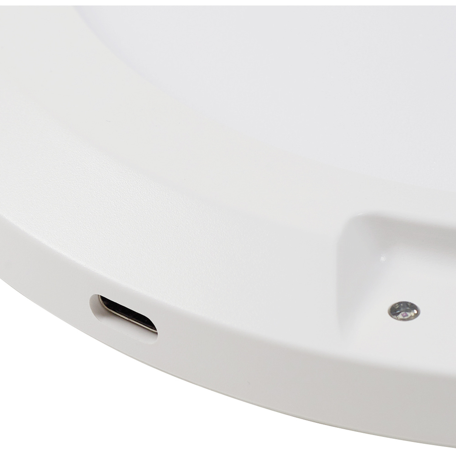 Rechargeable Led Motion Sensor Ceiling Light With Remote Control - White