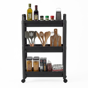 3-Tier Slim Rolling Storage Cart