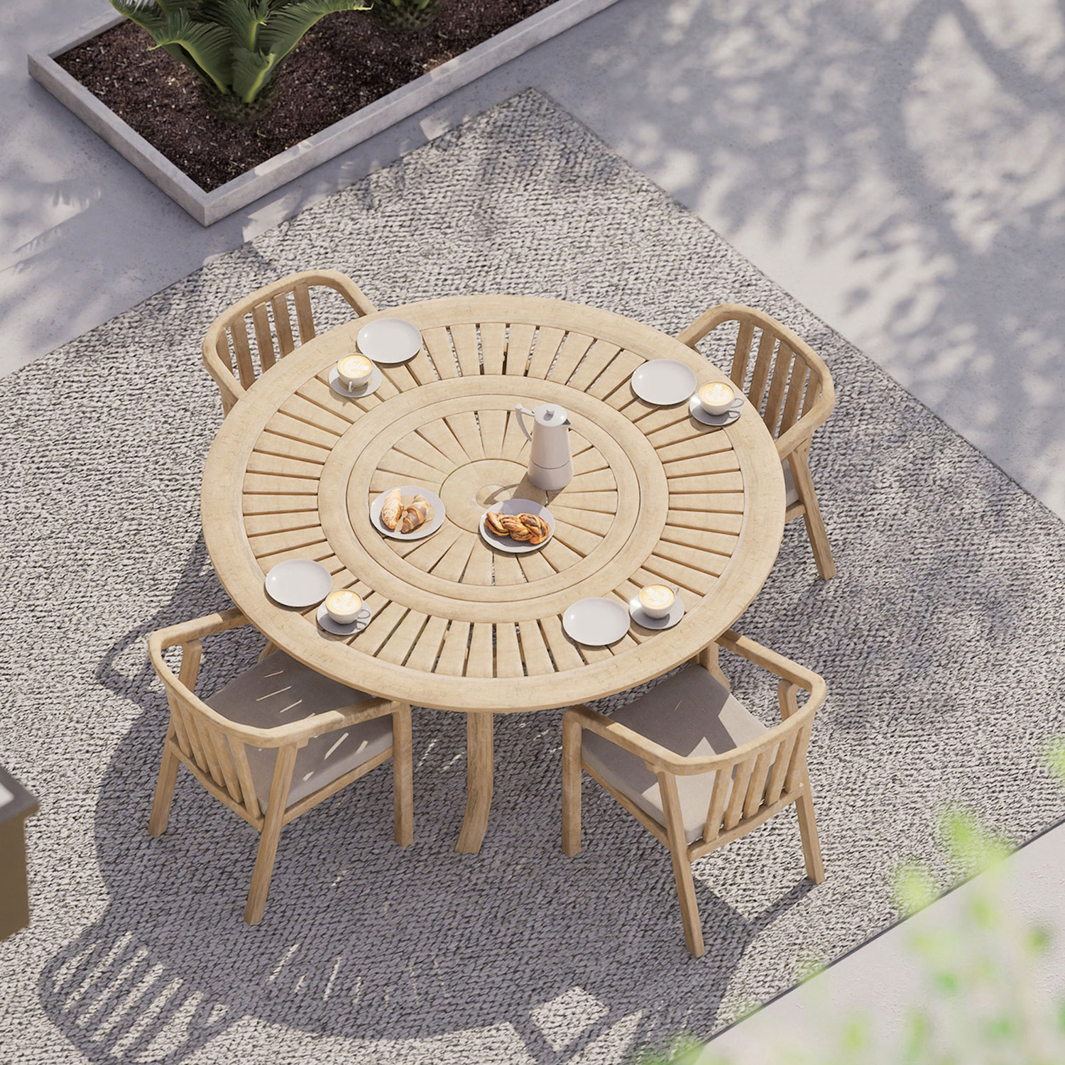 Maris Round Dining Table - Natural