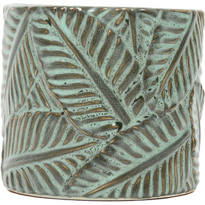 Reactive Glaze Palm Print Citronella Candle