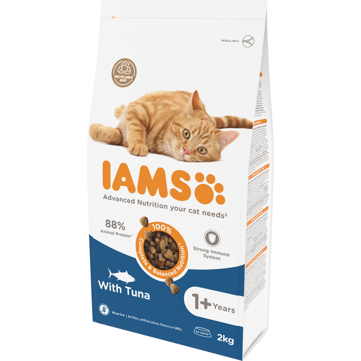 Iams Vitality Adult Cat Food - Tuna