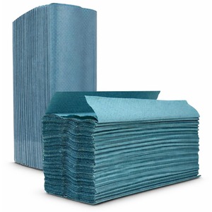 C-Fold Blue 1-Ply Paper Hand Towels Box of 2400