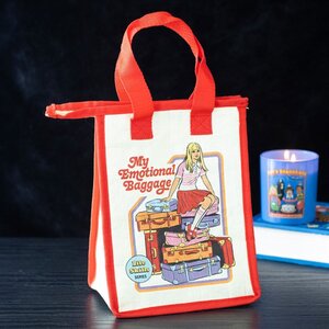 Emotional Baggage Lunch Bag by Steven Rhodes Insulated Recycled Tote