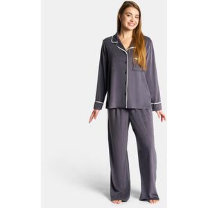 OHS Piped Button Through Pyjama Set