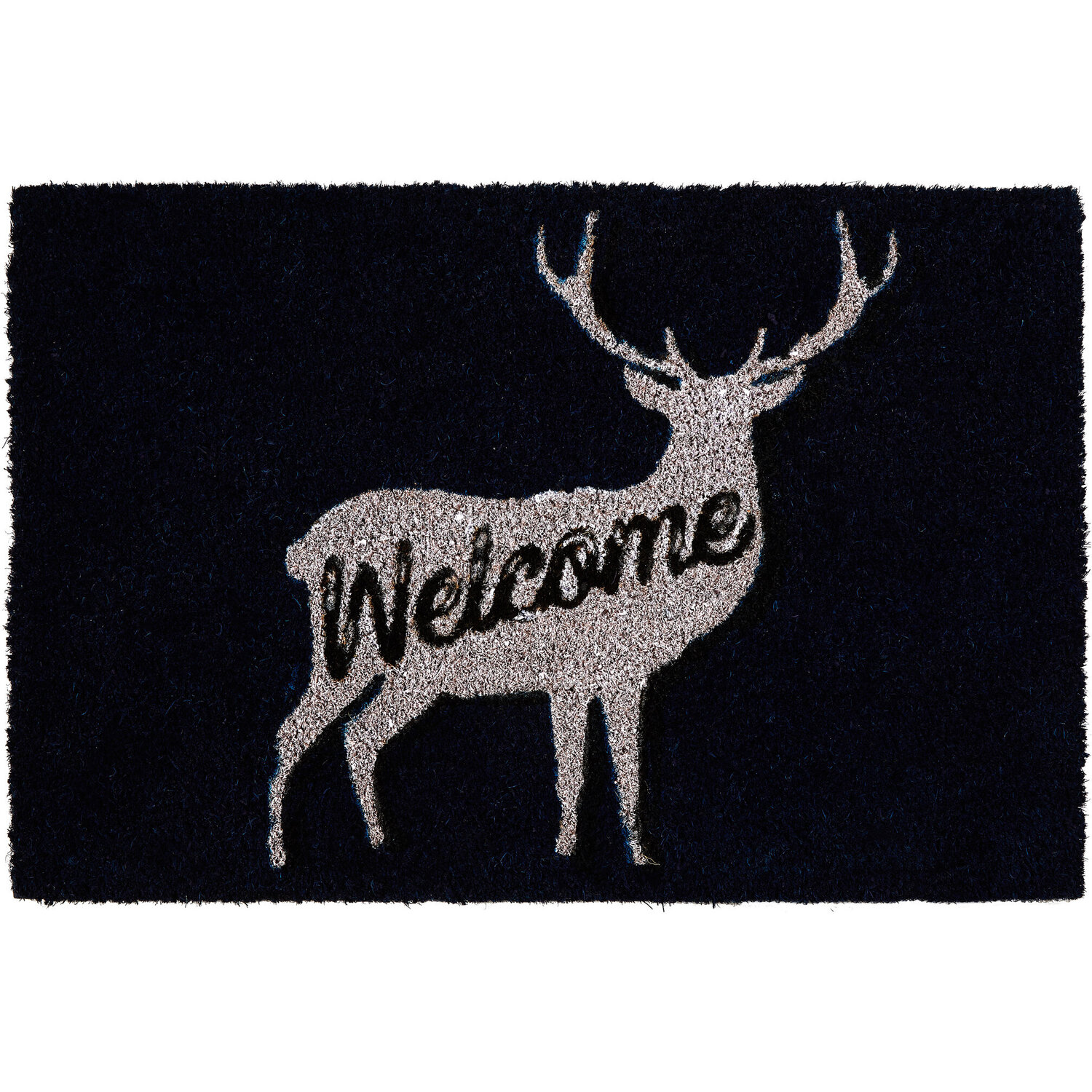 Filta Welcome Deer Doormat - Black