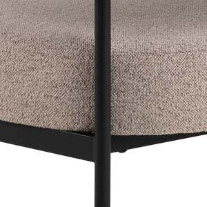 Ostrava Boucle Armchair with Metal Legs