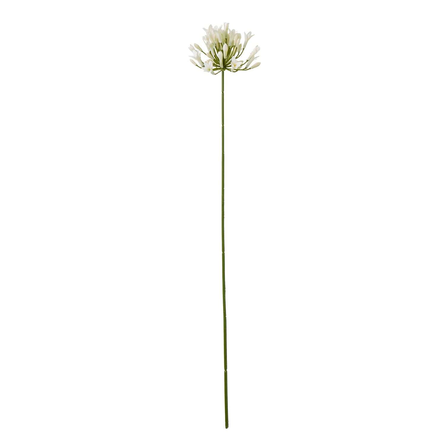 Set of 3 Agapanthus Artificial Flower Sprays - Cream