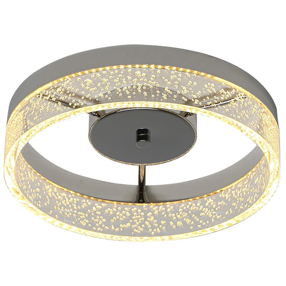 Modern LED Flush Ceiling Light Silver