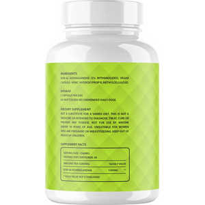 Bodyslam Ashwagandha KSM-66 Capsules (60x750mg)