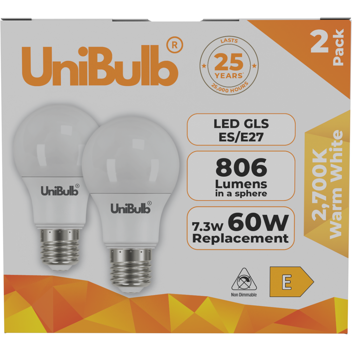 Image of UniBulb LED GLS E27 (ES) 806lm&hellip;