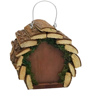 Wooden Insect Bee Hotel House Hanging Garden Wildlife Habitat Nest Box Outdoor