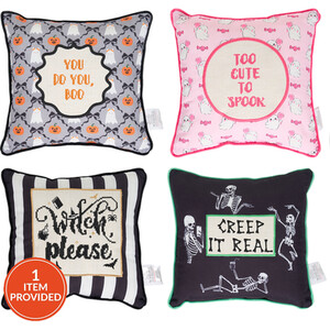 Halloween Slogan Cushion