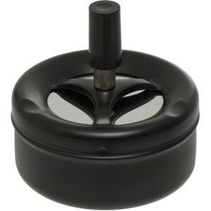 Matte Black Spinning Ashtray