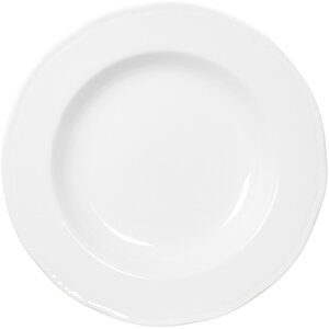 Quinn Embossed White Soup Bowl