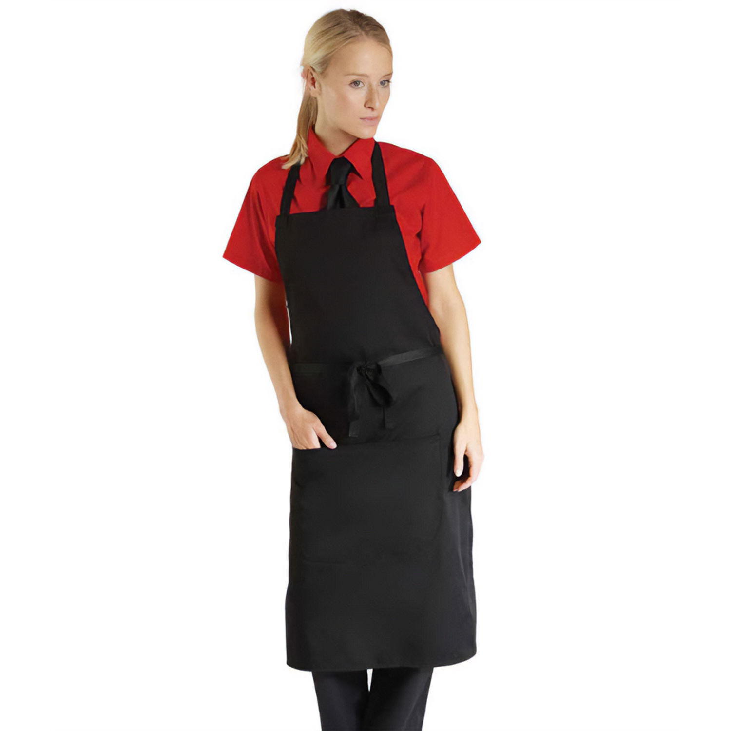 Dennys Pocket Full Apron - Black