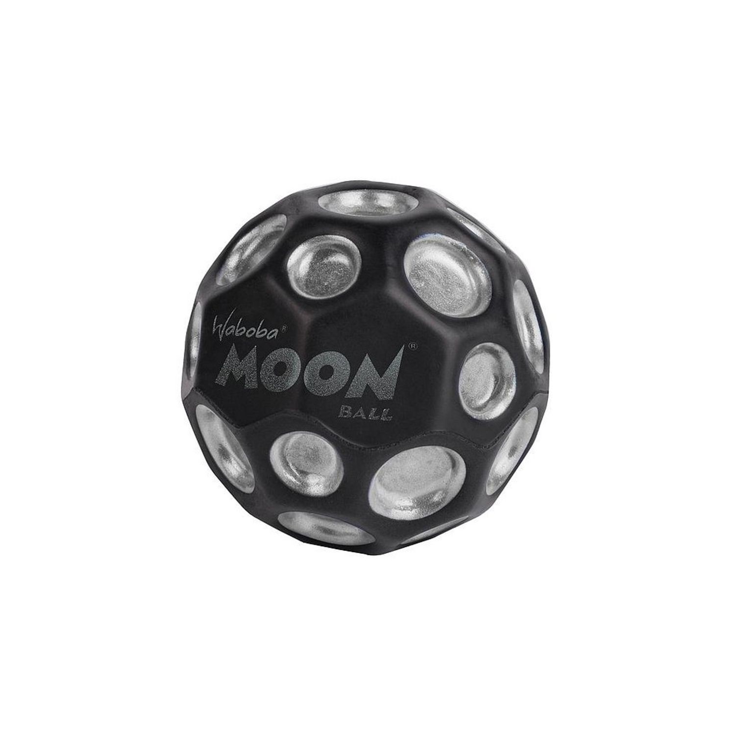 Waboba Dark Side Of Moon Bouncy Ball - Black/Silver