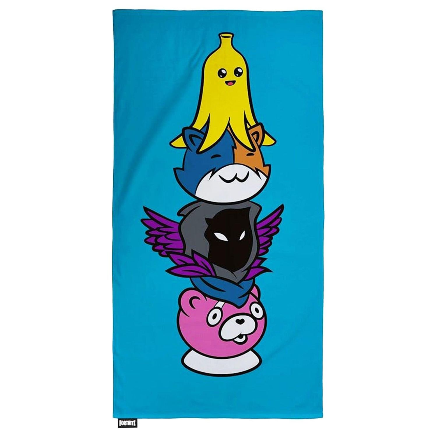  - Fortnite Characters Towel Blue (One Size) - Image 4