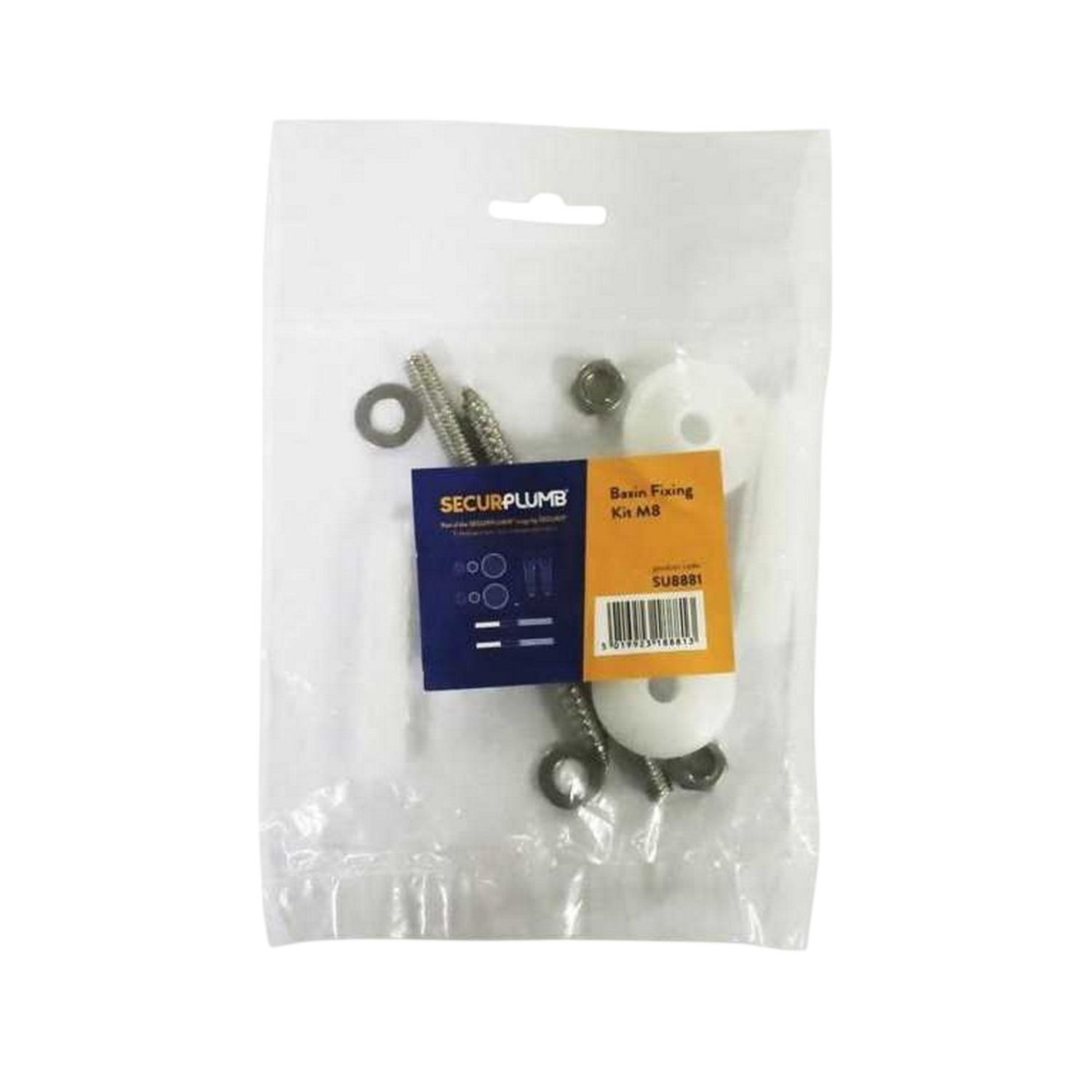 Securplumb Basin Fixing Kit - Silver