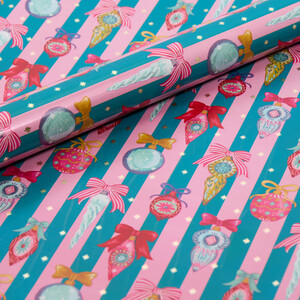 Vintage Bauble Gift Wrap