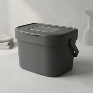 2 x Food Waste Kitchen Compost Caddy Bin Wall Mountable