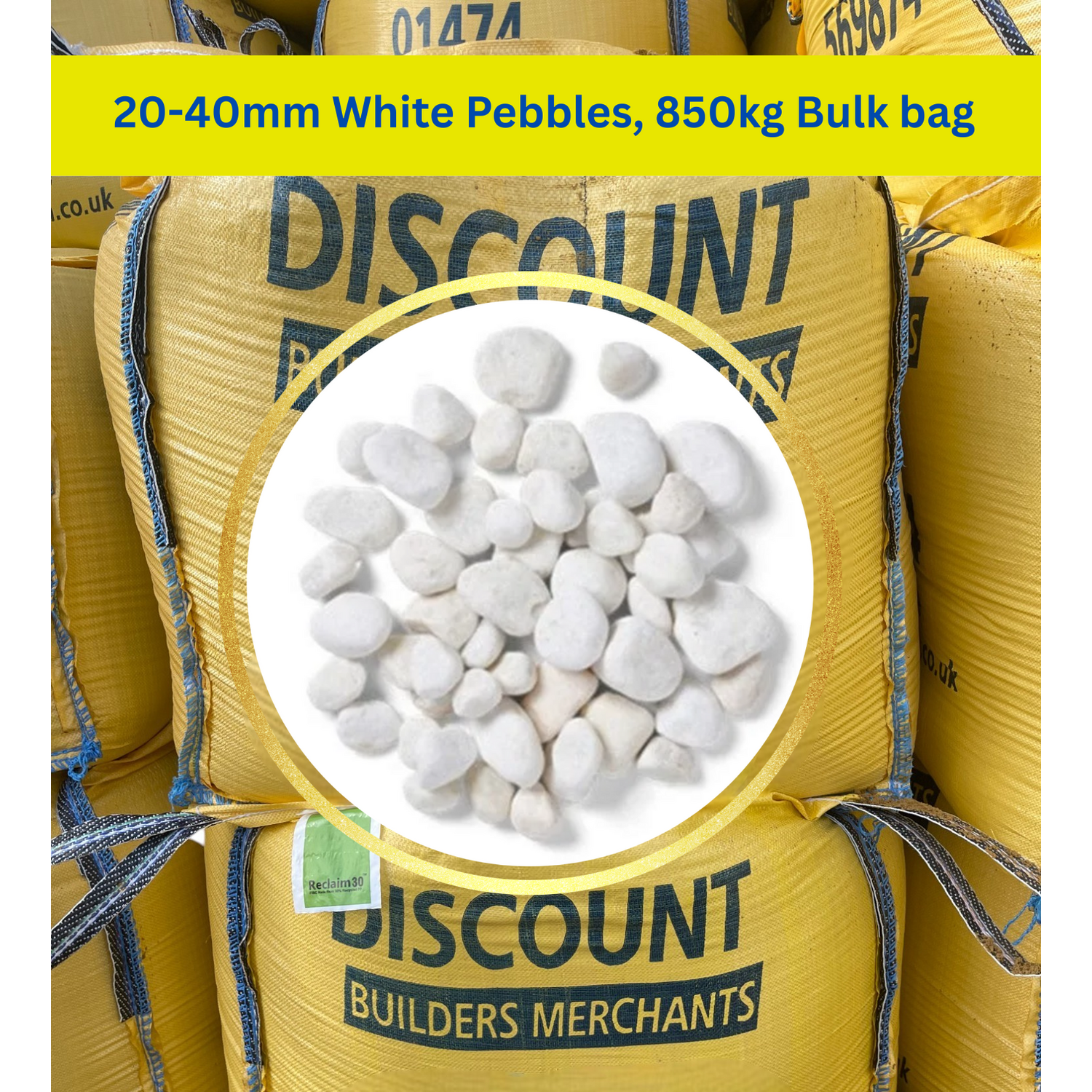 Bulk Bag 20mm Black Ice Chippings Decorative Free LOCAL Delivery/collection - Image 3