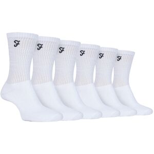 Men's Ribbed Performance Cushioned Running Sport Socks: 6-Pack Multipack