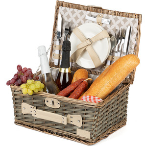 Lomond 4 Person Wicker Picnic Basket