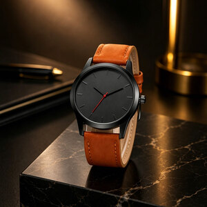 0326 PU quartz watch