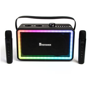Mr Entertainer Neon Compact Karaoke Machine