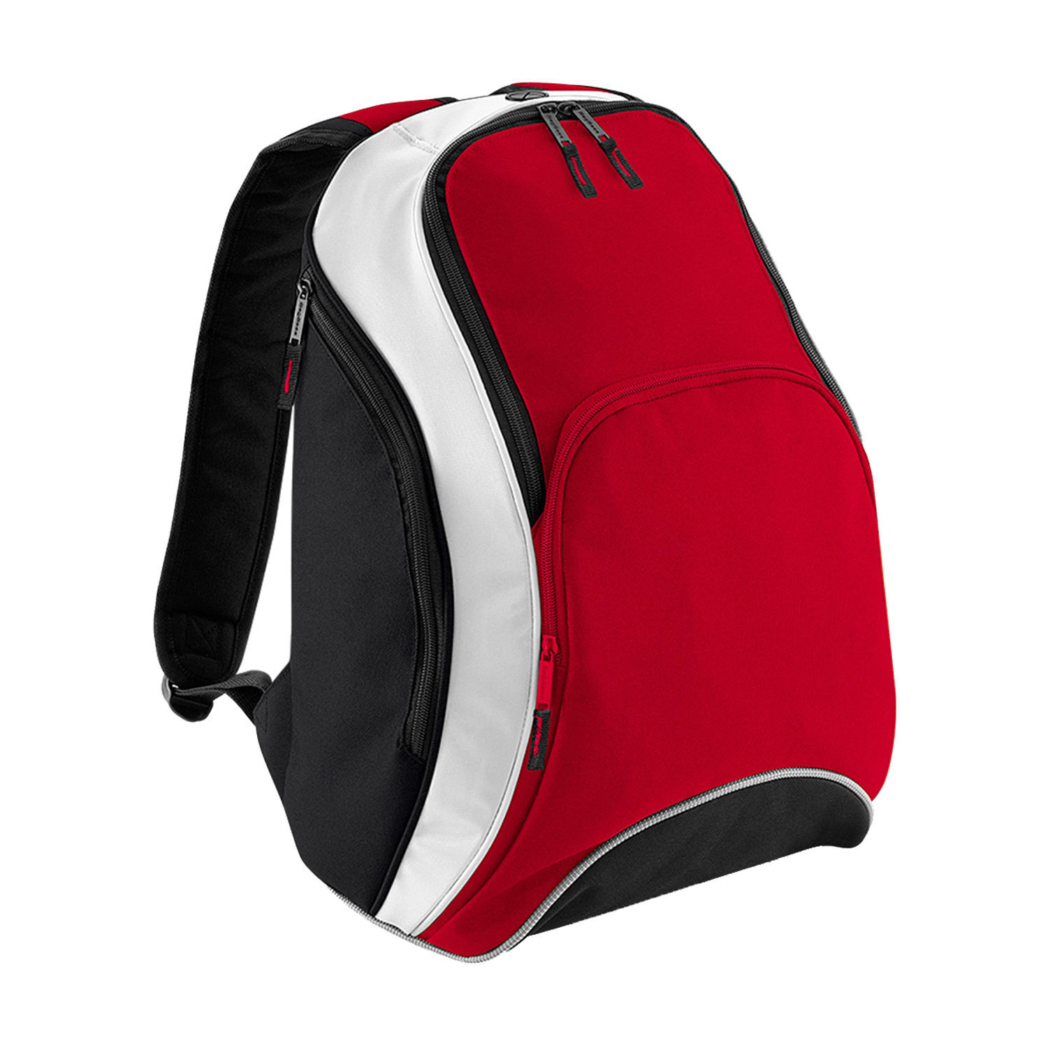 Bagbase Teamwear Backpack / Rucksack (21 Litres) (Pack Of 2) - Classic Red/Black/White
