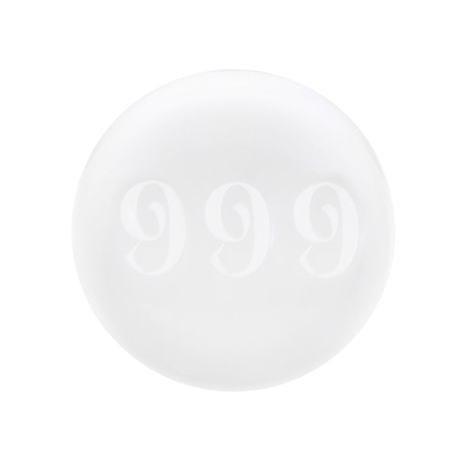 Something Different 999 Angel Number Crystal Ball - Clear