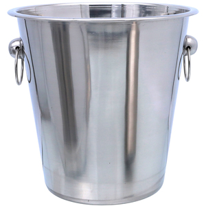 Buckingham Stainless Steel Champagne and Wine Bottle Bucket 4.8 Litre, Mirror Finish