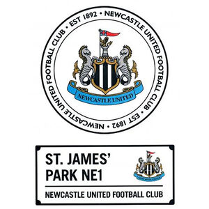 Newcastle United FC A4 Car Decal (Pack of 2)