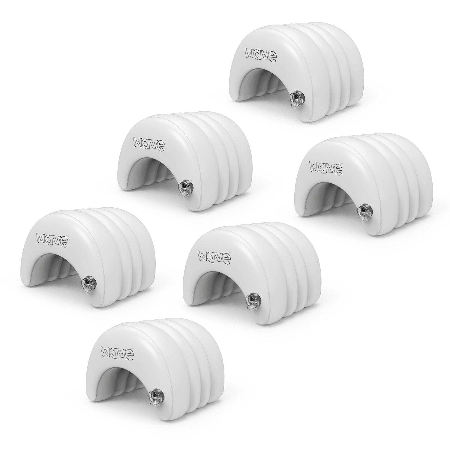 Wave Spas Unisex White Wave Spa Inflatable Head Rest Pillow, - Image 2