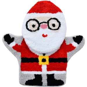Santa Design Toilet Seat Cover Set