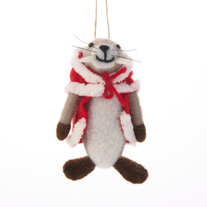 Christmas Walrus Hanging Decoration